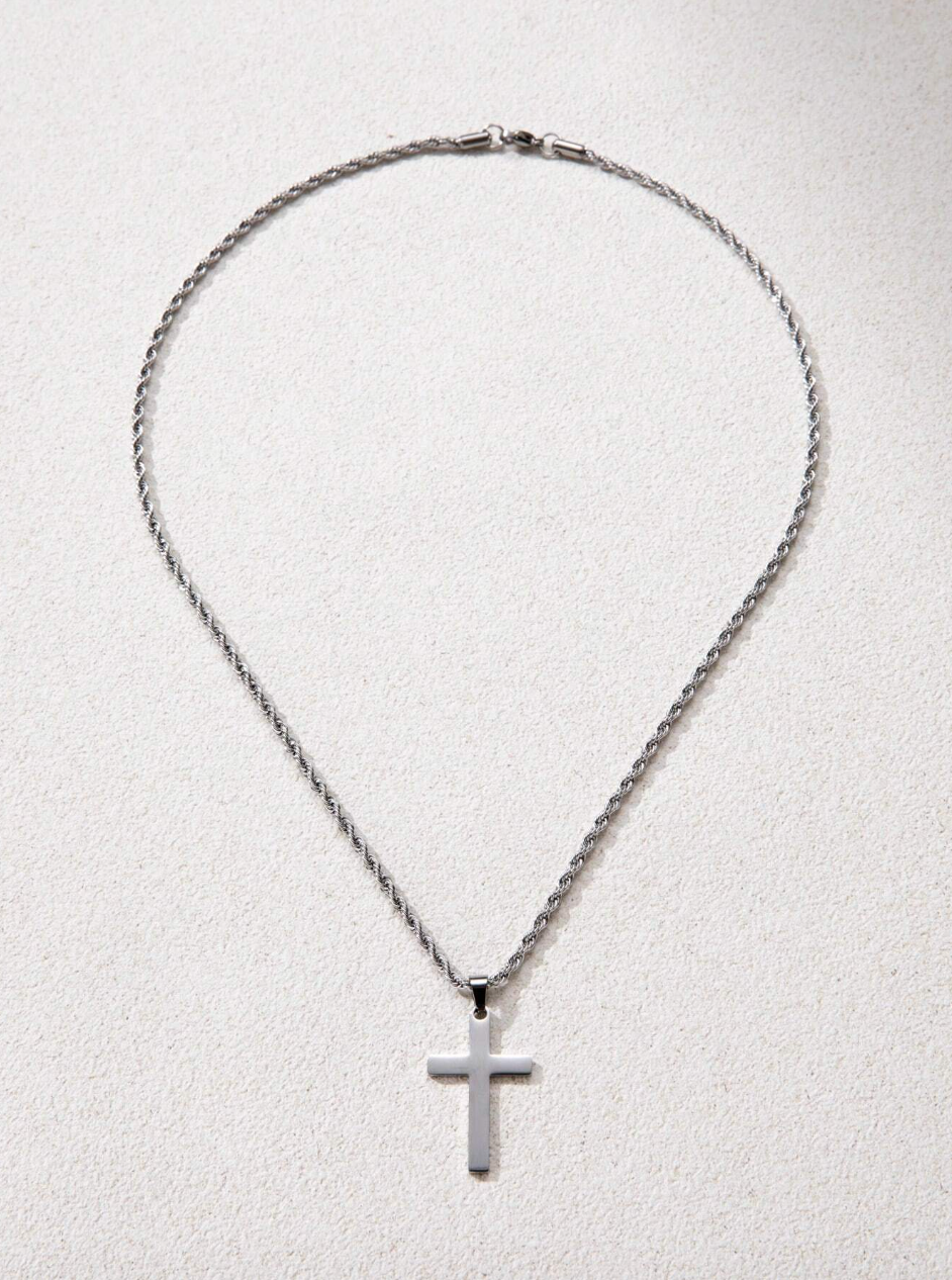 CROSS PENDANT - silver
